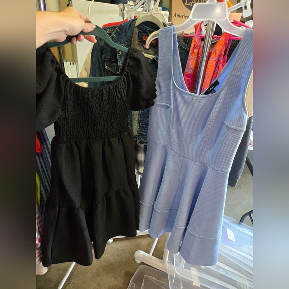 Bundle Of Black and Light Blue Dresses - Picture 1 of 7